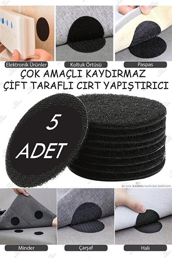 (5 ADET) Halı Kaydırmaz, Çok Amaçlı Çift Taraflı Yapıştırıcı, Koltuk Örtüsü Kaydırmaz, Kaydırmz Cırt