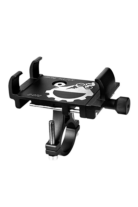 Xiaomi Mi Scooter Için Metal Vidalı Alüminyum Güçlü Gidon Telefon Tutucu