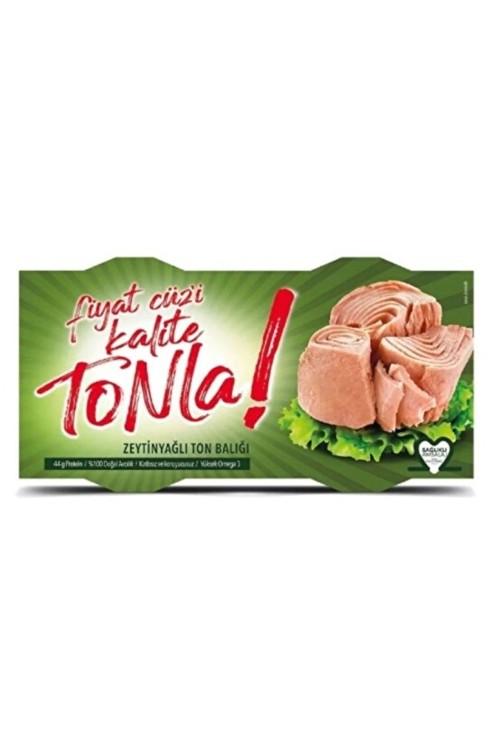 Tonla Ton Balığı 2x150 gr Zeytinyağlı 10 ADET