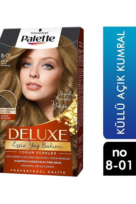 Marka: Deluxe Eşsiz Yağ Bakımı Saç Boyası Küllü Açık Kumral 8-01 6281031271049 Kategori: Sa
