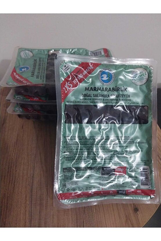 MARMARABİRLİK DOĞLA SALAMURA SİYAH ZEYTİN 2000 GR 4 PAKET(500GR) FİYATIDIR.