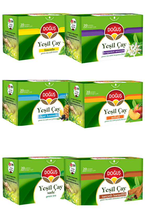 Yeşil Çay Açai Ananaslı 20li