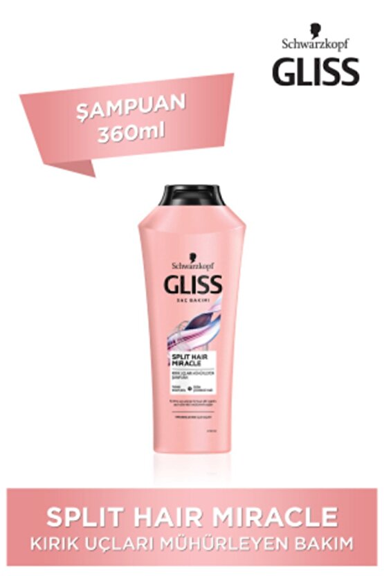 Schwarzkopf Glıss Splıt Haır Mıracle Şampuan 360 Ml