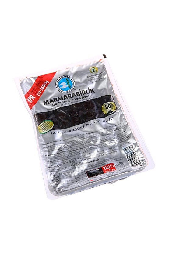 Vakumlu Siyah Zeytin 231-260 L 800 gr