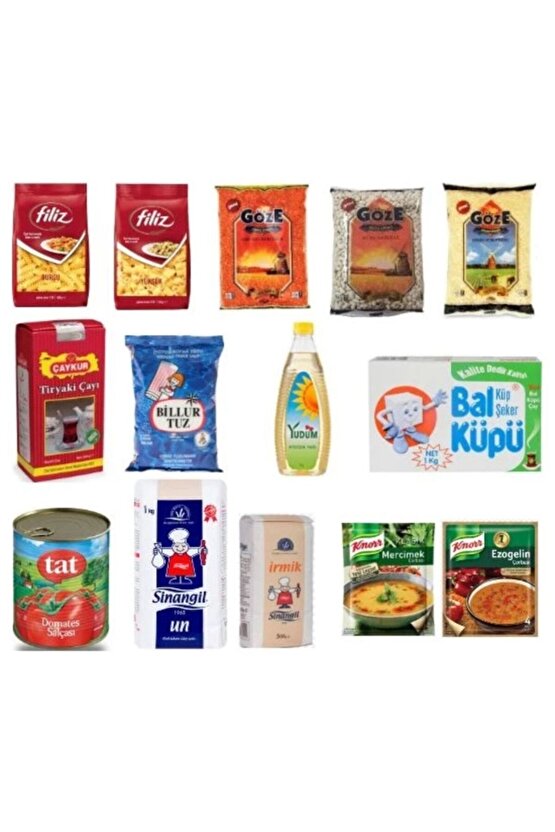 Ramazan Erzak Paketi Kumanya Kolisi 14 Parça