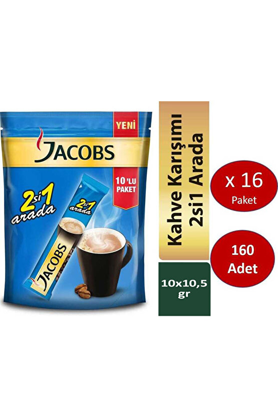 2si1 Arada 160 Adet Stick Kahve (10 X 16 Paket)