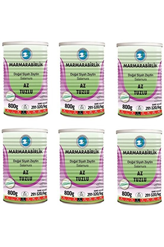 Az Tuzlu Hususi Tnk (291-320) 800 gr X 6