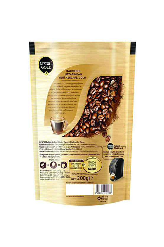Gold Kahve Poşet 200 Gr - 2li Paket