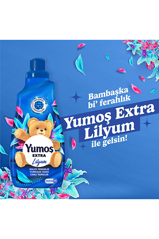 Çamaşır Yumuşatıcısı Extra Konsantre Lilyum 1440 ml