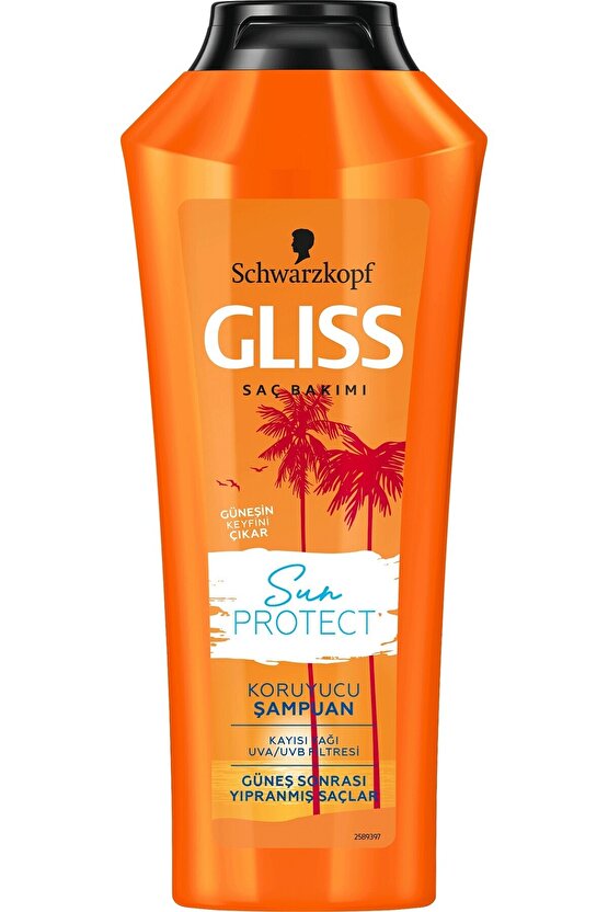 Schwarzkopf Gliss Sun Protect Güneşe Karşi Koruyucu Şampuan 360 Ml