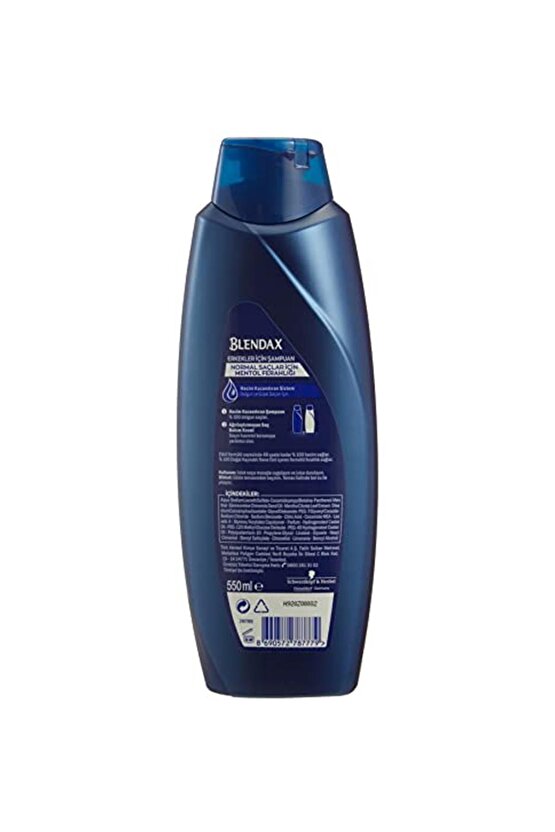 Marka: Erkekler Için Mentollü Şampuan, 550 Ml Kategori: Şampuan