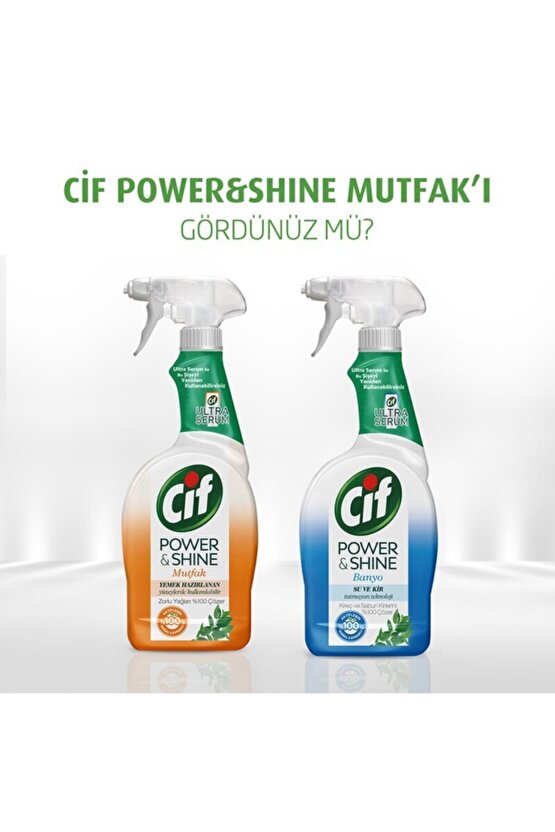 Power & Shine Sprey Temizleyici Mutfak Yağ Çözücü 750 ml