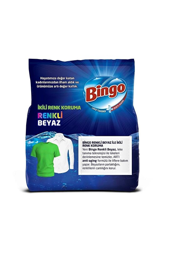 Renkli & Beyaz Toz Çamaşır Deterjanı 6 kg