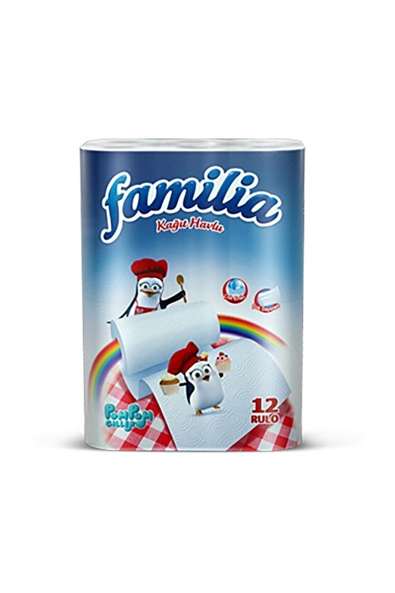 Kağıt Havlu 3 Katlı 12 Rulo