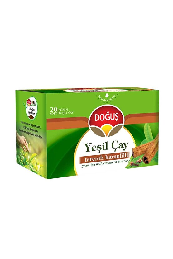 Bitki Çayı Yeşil Çay Tarçın Karanfil 20Li