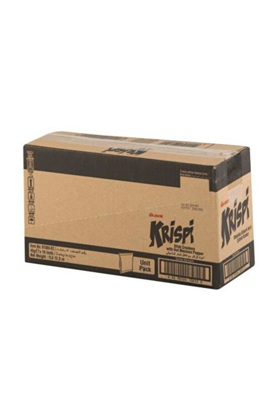 Krispi Meksika Acılı Çubuk Kraker 54 gr 1 Kutu