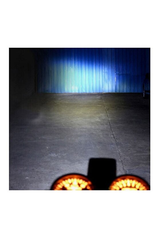 H4 Ba20d Dc 12v 6500k Cob Led Motosiklet Beyaz Işık Far Ampul