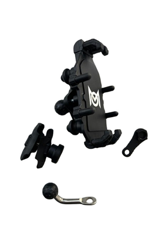 Motosiklet Ayna Bağlantılı Telefon Tutucu (Titreşim Modüllü) AB Kalite