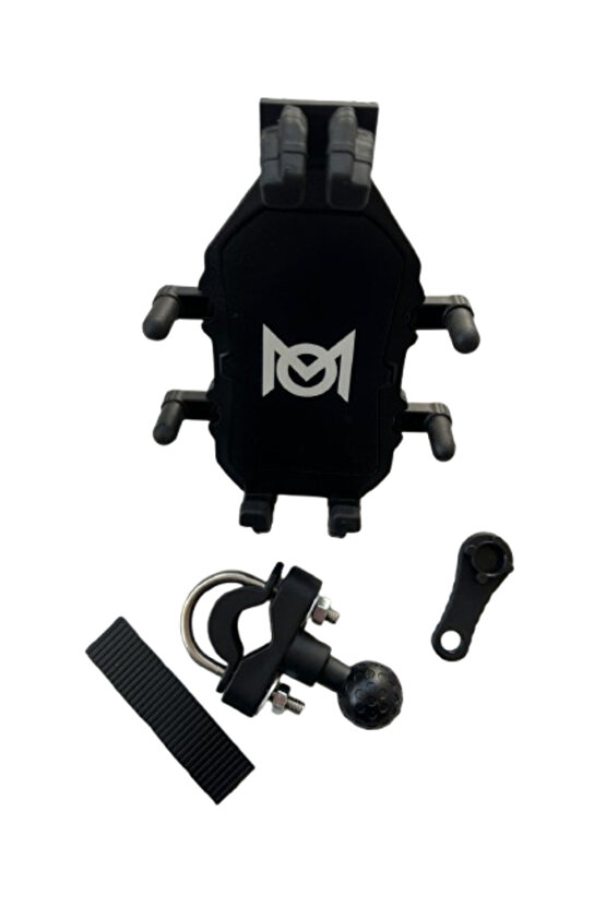 Motosiklet Scooter Atv Bisiklet Gidon Bağlantılı Telefon Tutucu (Titreşim Modüllü) AB Kalite