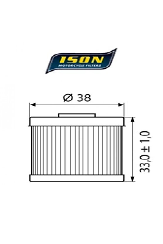 Ison ison116 2004-2023 Honda CRF 250 R Uyumlu Yağ Filtresi