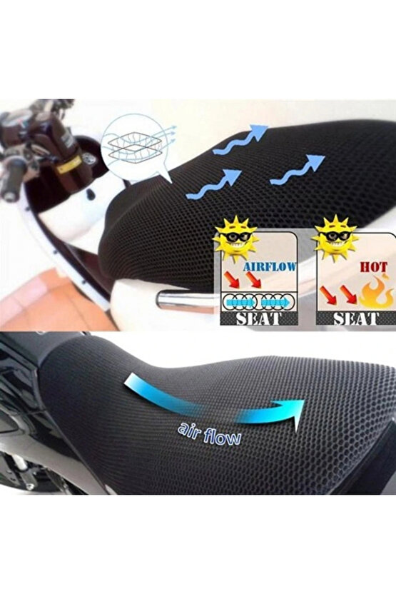 Sele Kılıfı Fileli Honda Dıo Cbf150 Cb125e Tvs Apache Cub