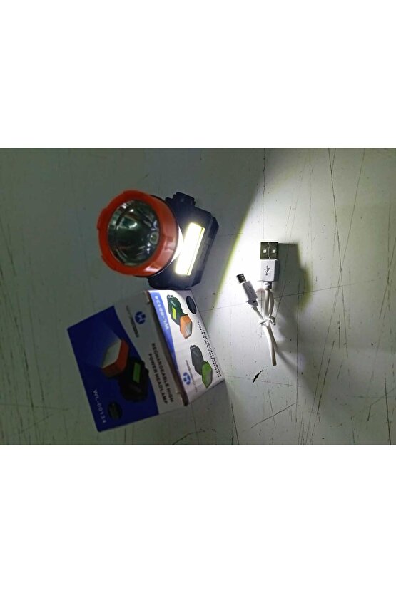 Wl-00134 400 Lümen Micro Usb Şarjlı Kafa Feneri Su Geçirmez Kafa Lambası Lithium Batarya