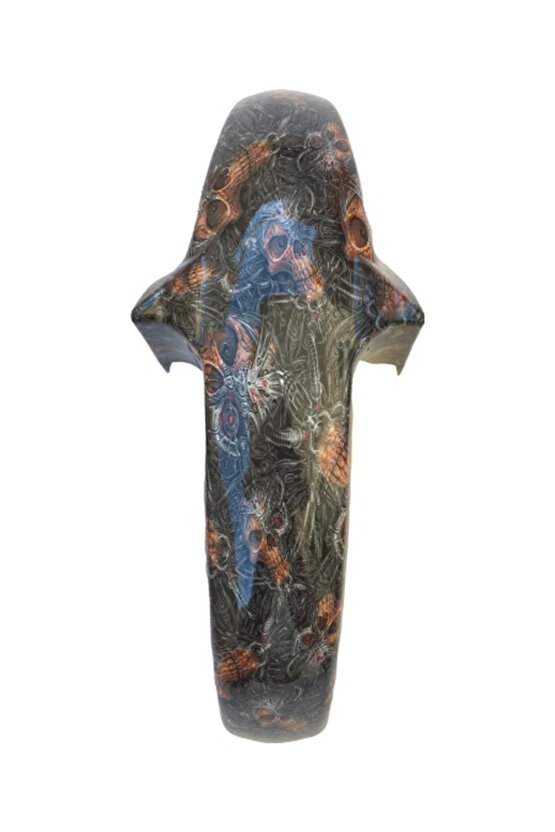 Ybr K Ön Çamurluk Karbon Kaplama Ebrili Kurukafa %100 Yerli