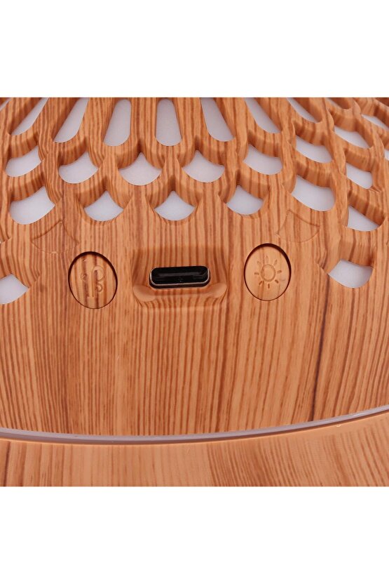 ODA HAVA NEMLENDİRİCİ 300ML RGB LED IŞIKLI HUMUDİFİER AROMA DİFİZÖR BUHAR MAKİNESİ