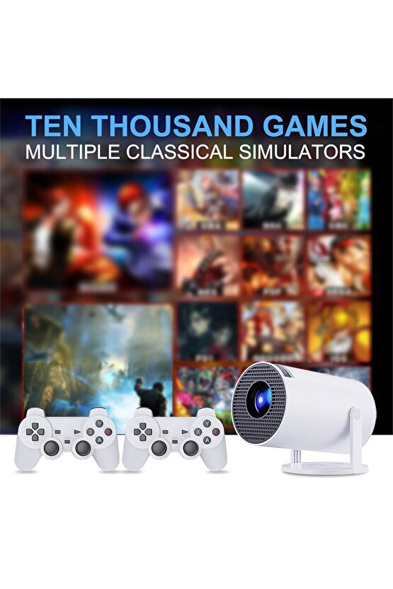 M300MAX ANDROİD PROJEKTÖR AKILLI VİDEO OYNATICI 2 İN 1 GAME PROJEKTOR FULL HD PROJEKSİYON YANSITMA