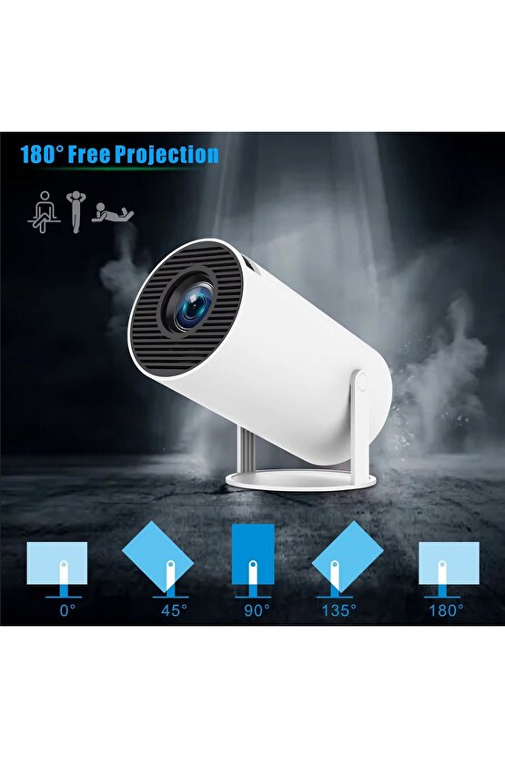 M300MAX ANDROİD PROJEKTÖR AKILLI VİDEO OYNATICI 2 İN 1 GAME PROJEKTOR FULL HD PROJEKSİYON YANSITMA