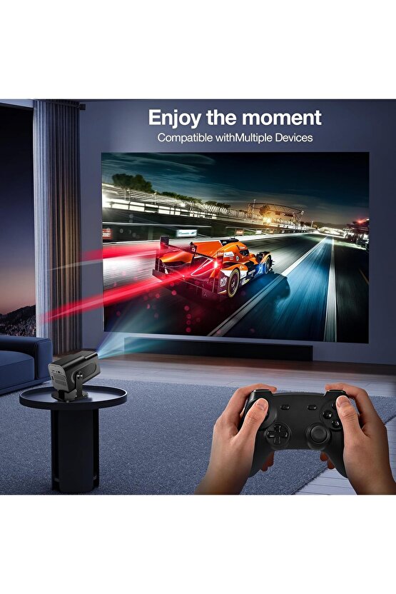HY320MAX ANDROİD PROJEKTÖR + GAME PROJECTOR ULTRA HD 4K EV SİNEMA YANSITMA OYUN PROJEKSİYON CİHAZI