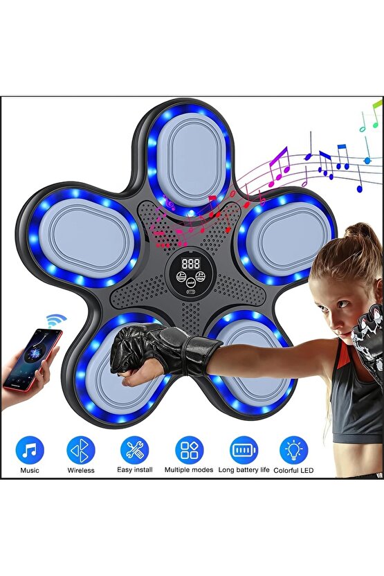 BLUETOOTH HOPARLÖR ÖZELLİKLİ DUVAR BOKS MAKİNESİ MÜZİKLİ BOX 9 MOD SEVİYE AYARLI BOX STANDI