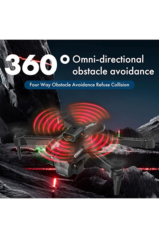 ÇİFT KAMERA DRONE UZAKTAN KUMANDA APP DESTEKLİ QUADCOPTER TEK TUŞ İNİŞ KALKIŞ