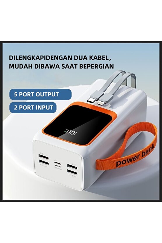 22.5W PD POWERBANK HIZLI ŞARJ DİJİTAL GÖSTERGE QUİCK CHARGE 3.0 TYPE-C TAŞINABİLİR ŞARJ ALETİ 5V-3A