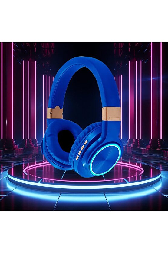 BLUETOOTH KULAKLIK SD KART VE AUX GİRİŞLİ ŞARJLI KABLOSUZ KULAKLIK MİKROFONLU FM RADYOLU SUPER BASS