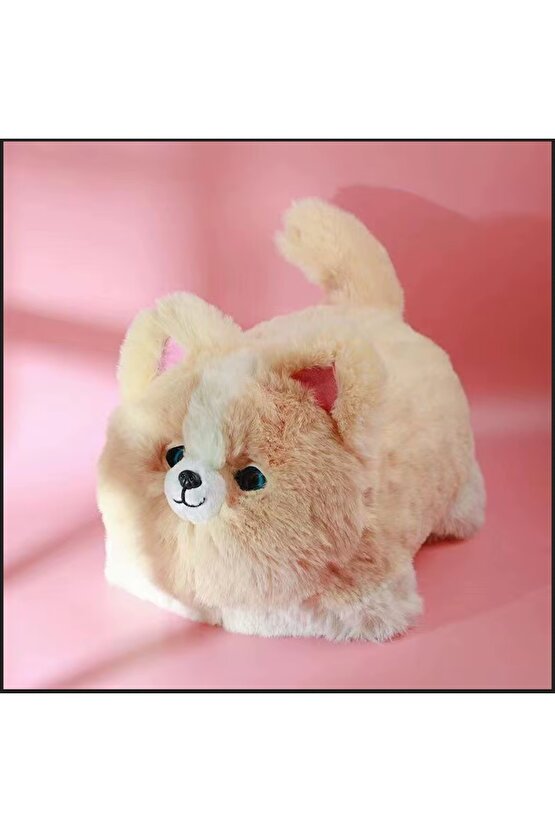 KONUŞAN SEVİMLİ KÖPEK SES TEKRARI YAPAN OYUNCAK GÖZLERİNİ AÇIP KAPATAN HAVLAYAN KUYRUK SALLAYAN