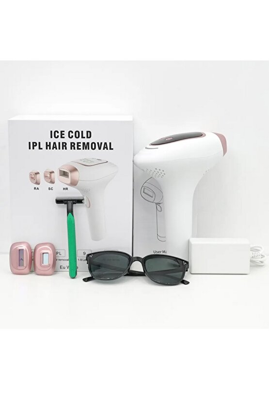 IPL BUZ LAZER EPİLASYON CİHAZI 999.999 OTOMATİK VE MANUEL ATIM 9 SEVİYE TÜM VÜCUT