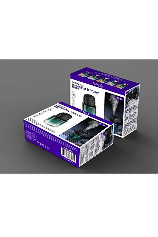 ŞARJLI ARAÇ İÇİ PARFÜM DİFÜZÖRÜ KOKULU HAVA NEMLENDİRİCİ HUMUDİFİER YILDIZ TAVAN LAZER