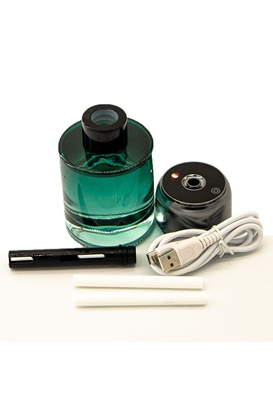 ŞARJLI ARAÇ İÇİ PARFÜM DİFÜZÖRÜ KOKULU HAVA NEMLENDİRİCİ HUMUDİFİER YILDIZ TAVAN LAZER