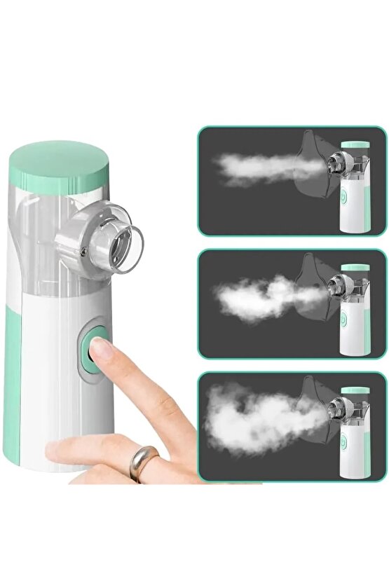 TAŞINABİLİR MESH NEBÜZLİZATÖR HAVA BUHAR CİHAZI YETİŞKİN VE ÇOCUKLAR İÇİN SESSİZ HAVA MAKİNESİ