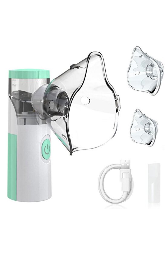 TAŞINABİLİR MESH NEBÜZLİZATÖR HAVA BUHAR CİHAZI YETİŞKİN VE ÇOCUKLAR İÇİN SESSİZ HAVA MAKİNESİ