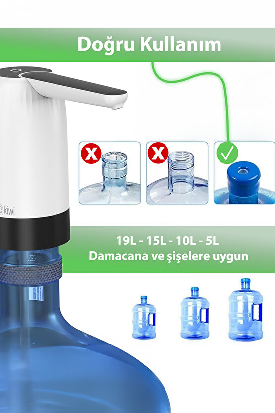 Şarjlı Damacana Su Pompası KWP-8513