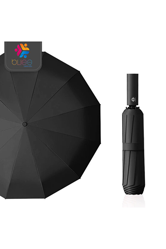 Siyah 12 Telli Şemsiye