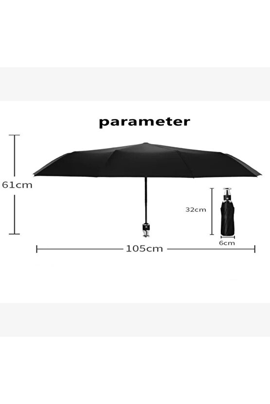Luxury Mürdüm Şemsiye