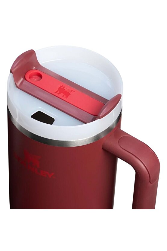 Quencher H2.O FlowState™ Tumbler Pipetli Termos 1.18L Pipetli Matara BORDO