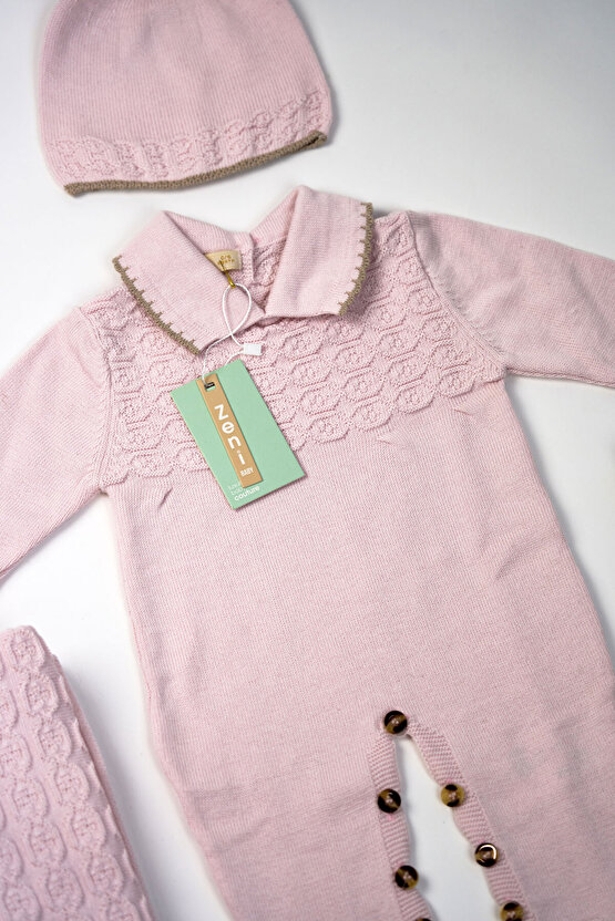 Yeni Doğan 5li Triko Tulum Set