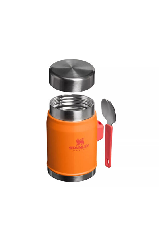 Classic Legendary Kaşıklı Yemek Termosu | 0.4 L Turuncu