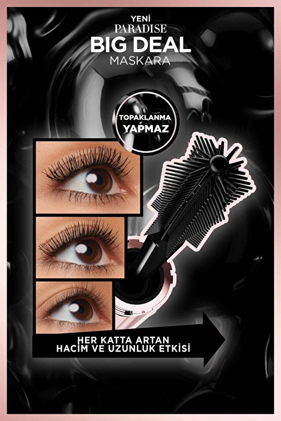 L’Oréal Paris Paradise Big Deal Maskara - Siyah