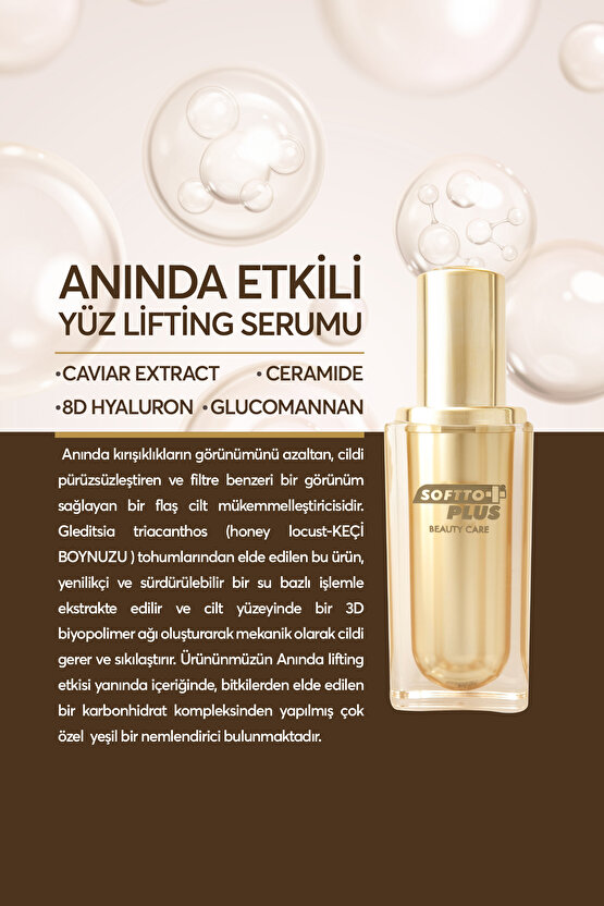 ANINDA ETKİLİ YÜZ LIFTING SERUM 50 ML