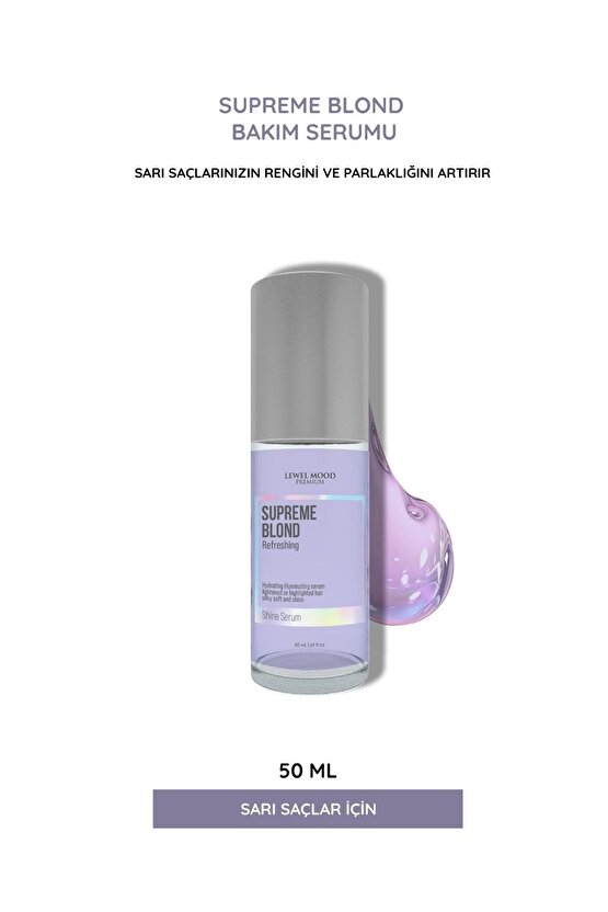 Supreme Blond Sarı Saçlar İçin Bakım Serumu